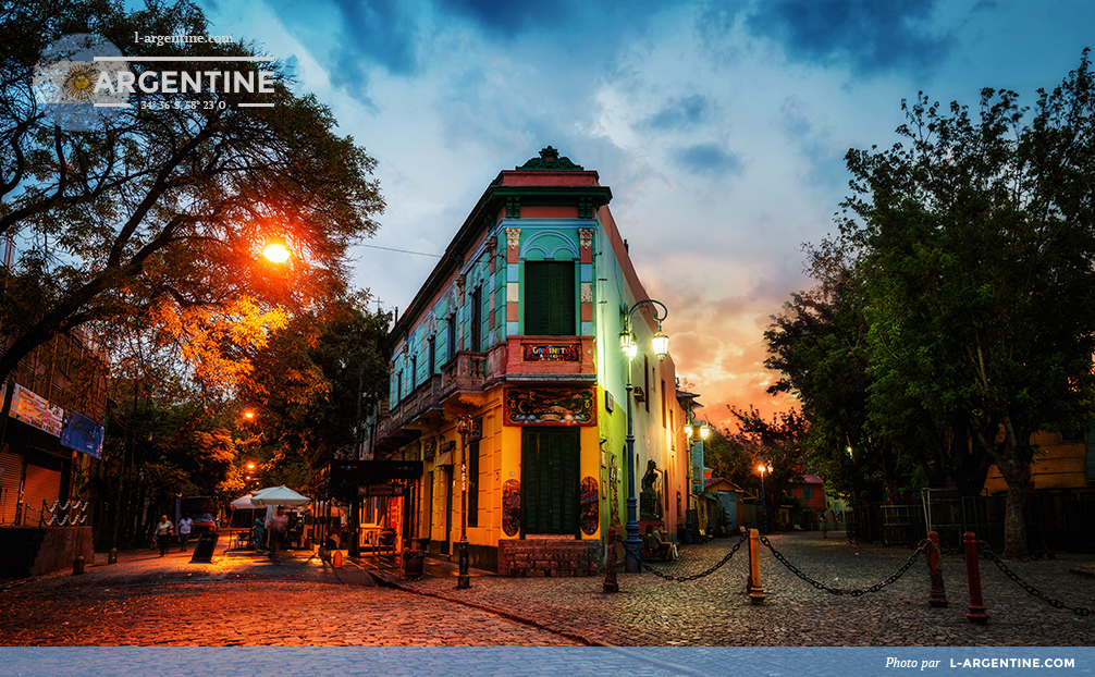 Place publique à La Boca